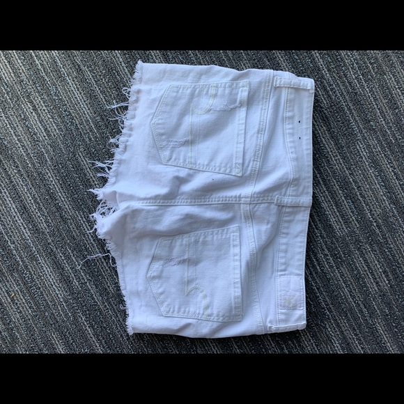 American Eagle white jean shorts - Picture 2 of 2